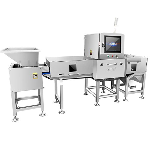 side image of x ray inspection system for unpackaged bulk products